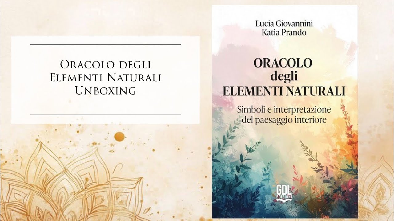 Oracolo degli elementi naturali Unboxing + tiraggio carta 