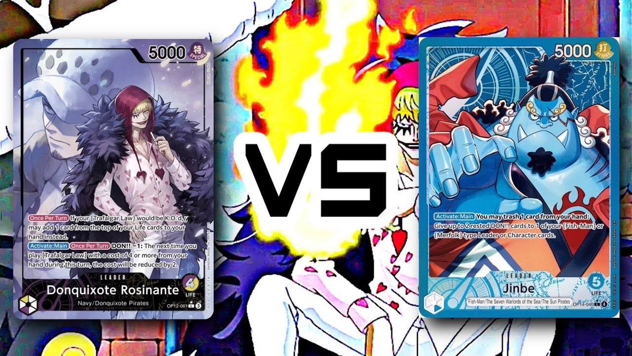 (OP14) Purple/Yellow Rosinante vs Blue Jinbe