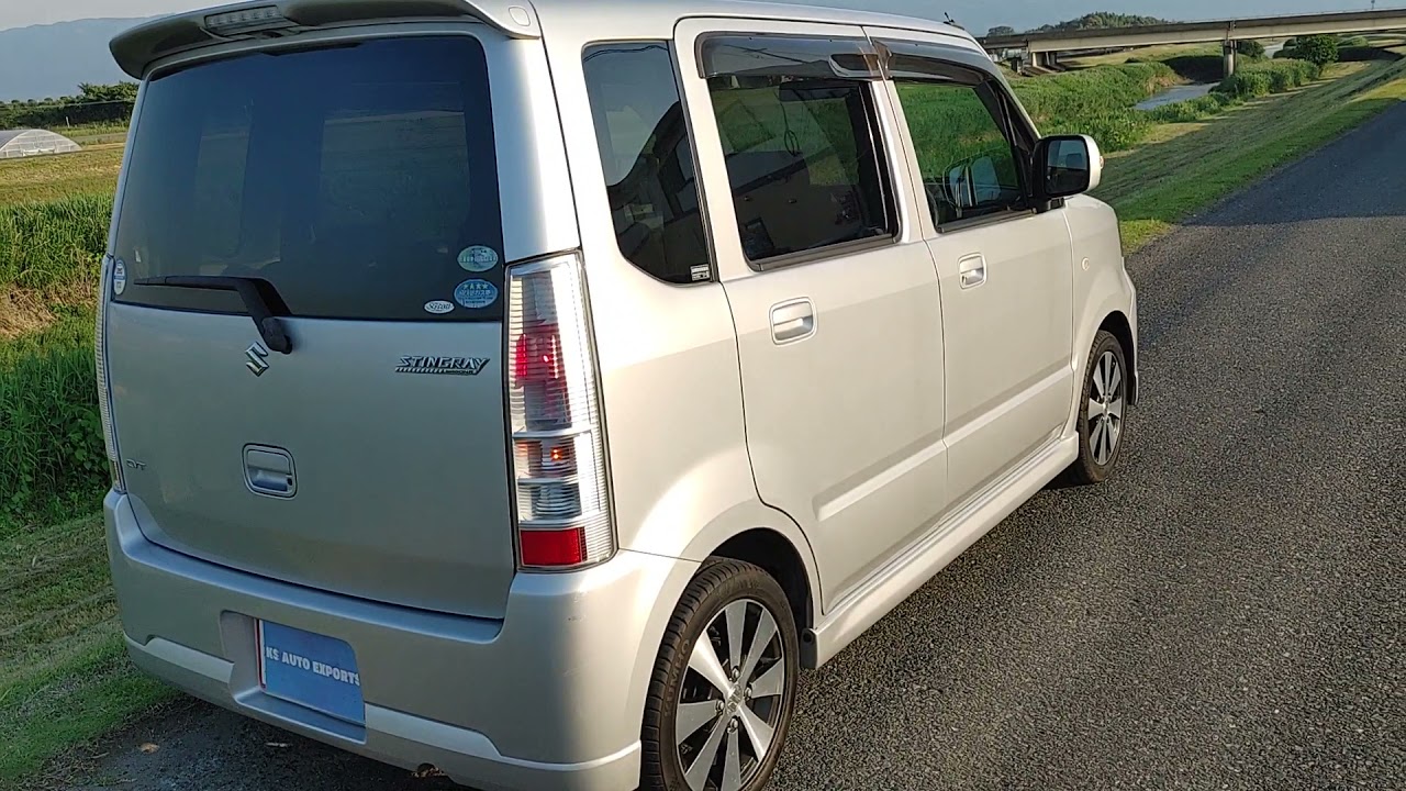 KS AUTO EXPORTS 2008 Suzuki wagonR stingray silver 2080