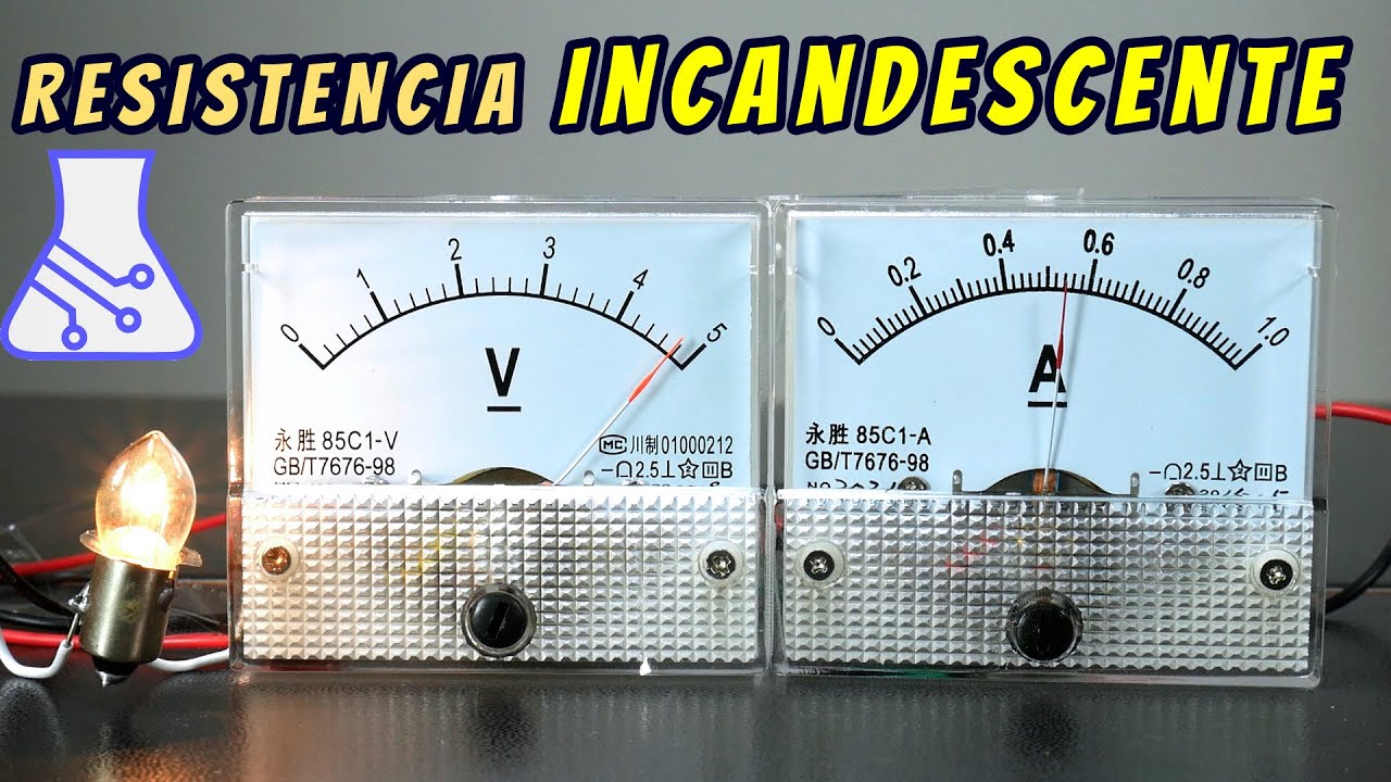 Resistencia NO Constante. Filamento Lámpara Incandescente.