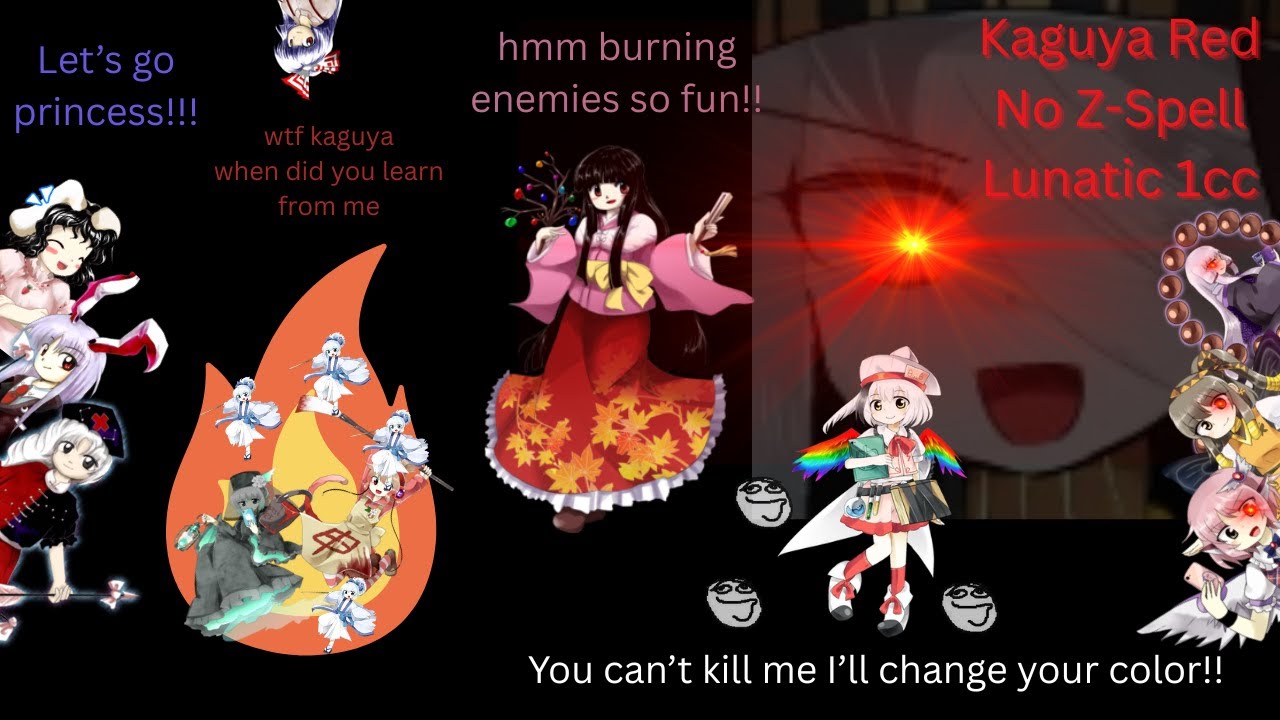 Touhou Hollow Song of Birds Lunatic No Z-Spell 1cc (KaguyaRed)