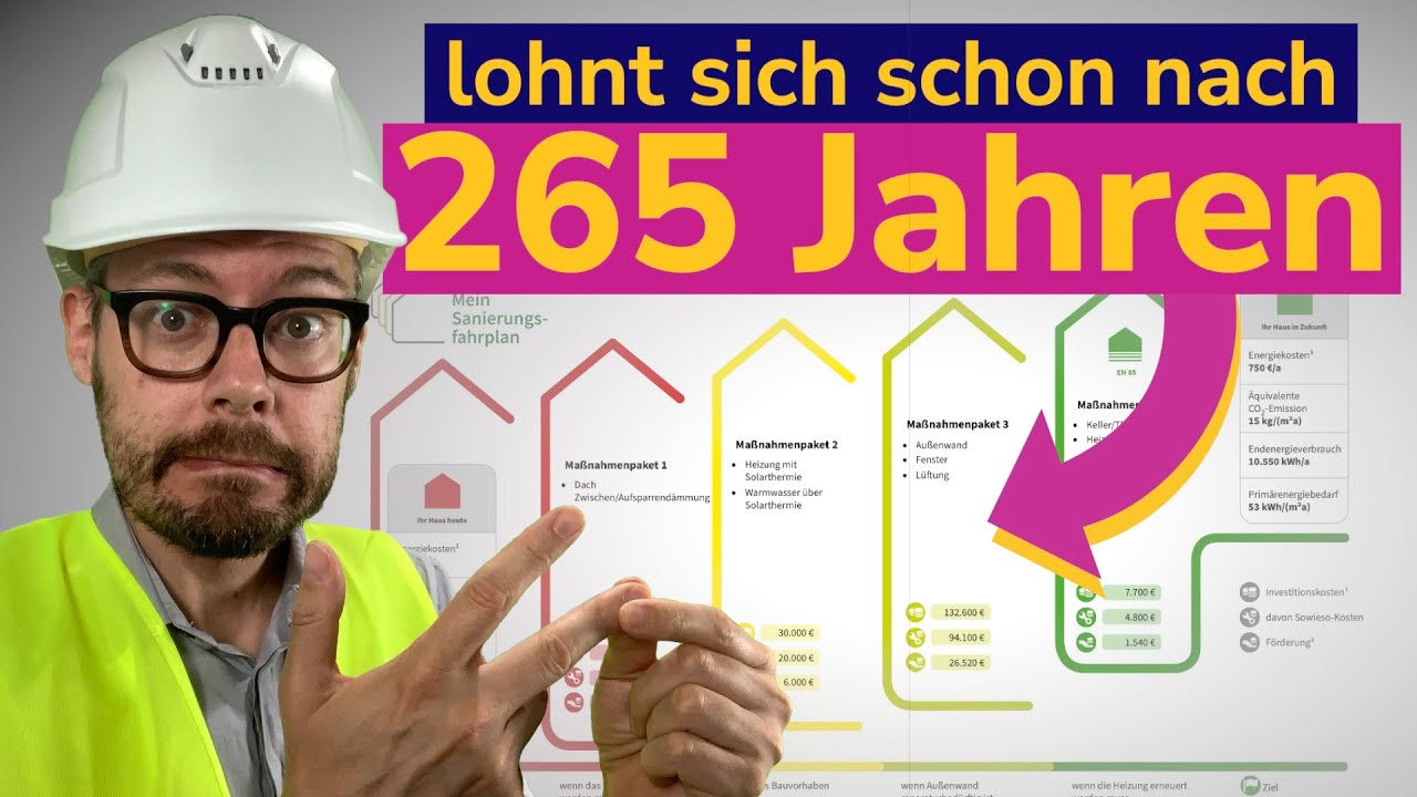 Die Wahrheit über den individuellen Sanierungsfahrplan [iSFP]