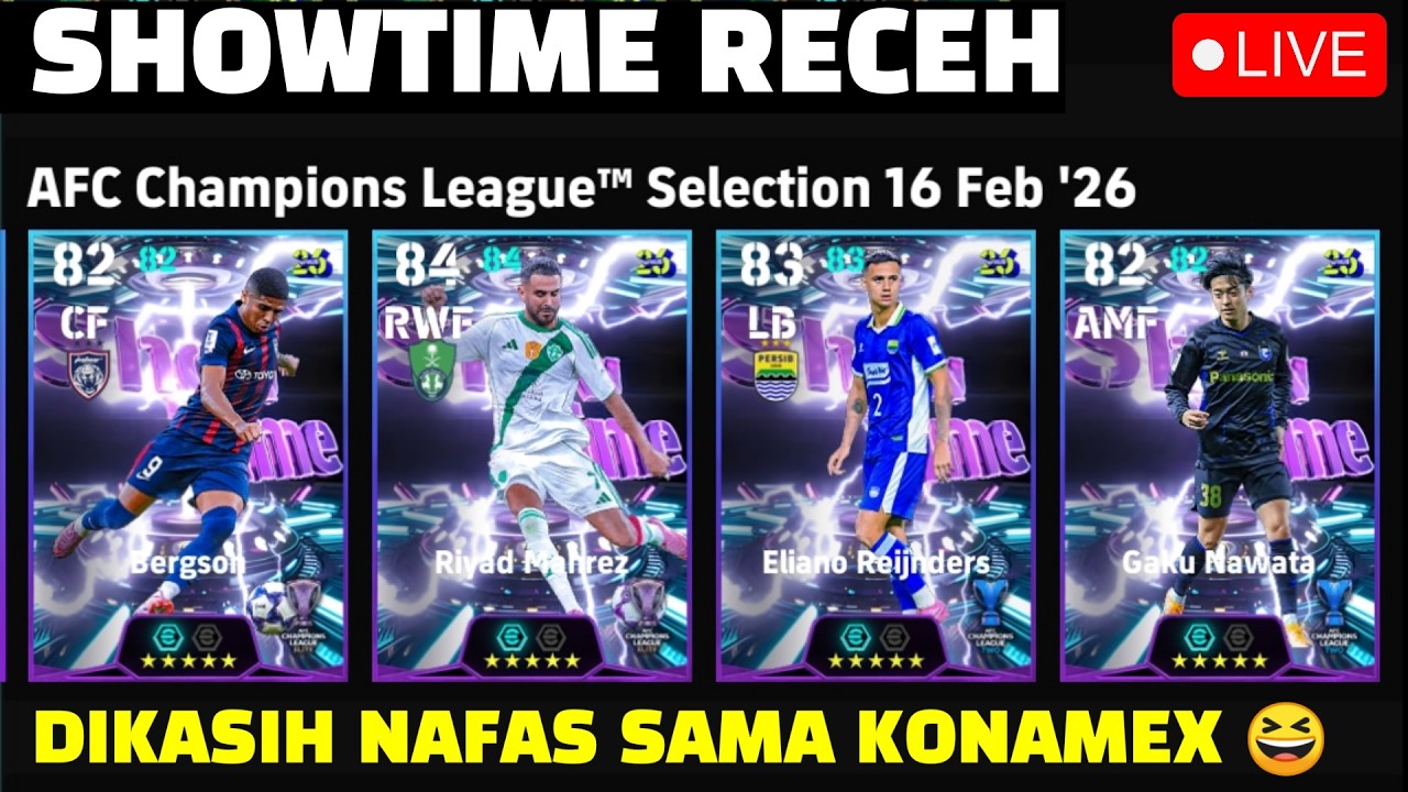 (LIVE) SHOWTIME RECEH HAHAA!! PUSH EVENT ON MONDAY - EFOOTBALL 2026
