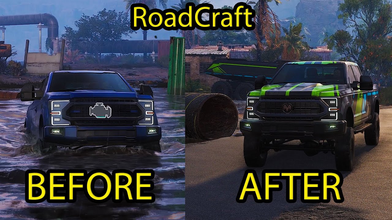 Building a Road Through an Abandoned Facility | 4K | RoadCraft