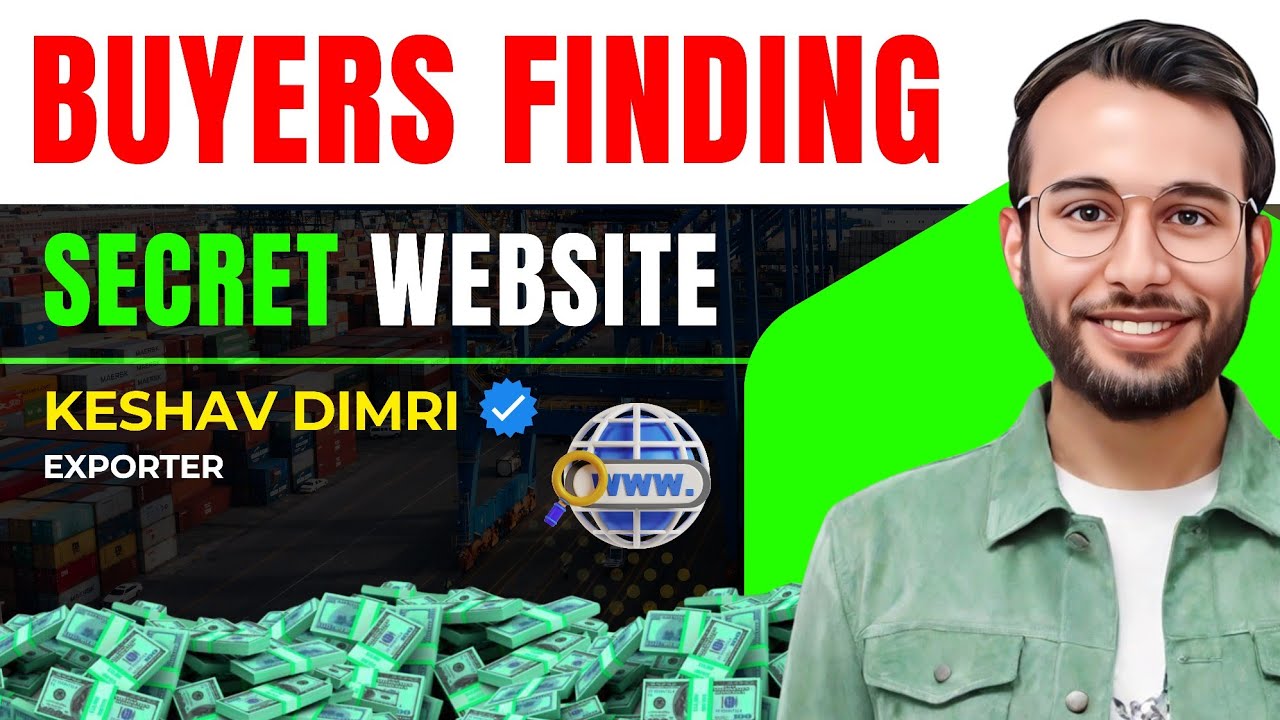 How to find buyers for export | सभी मिल जाएंगे इस 🤫 secret website पर | #buyersfindig #business