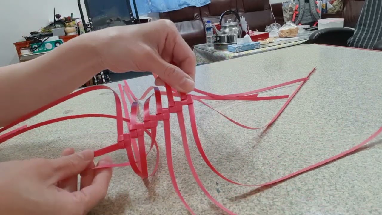 田字編練習~~打包帶 珍珠帶~茹憶手作編織（學員參考）