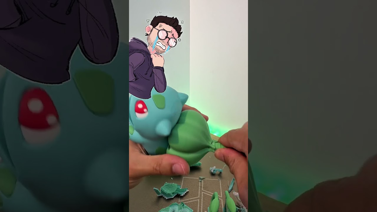 Cintre bulbizarre 😱🍃 #3dprintable #pokemon #impression3d