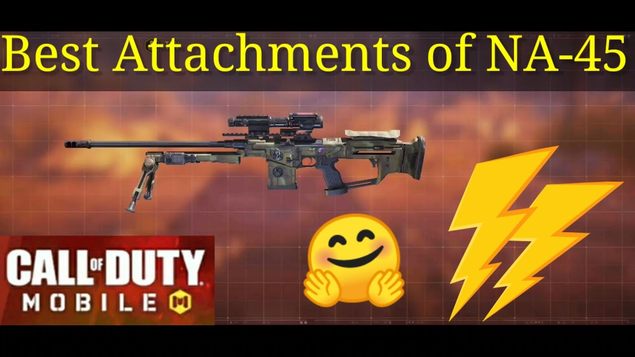 Best attachments of NA-45 | COD Mobile NA-45 best attachments