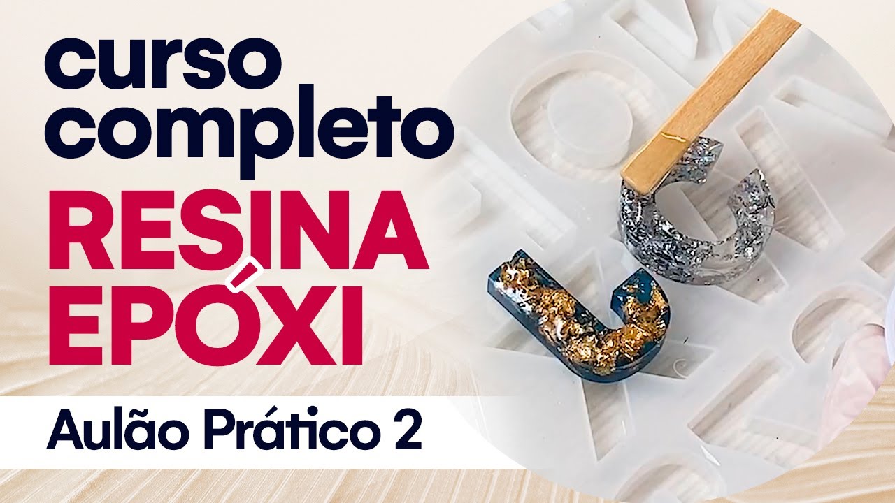 AULÃO PRÁTICO Parte 2✨ CURSO GRATUITO DE RESINA EPÓXI | Curso gravado em 2022