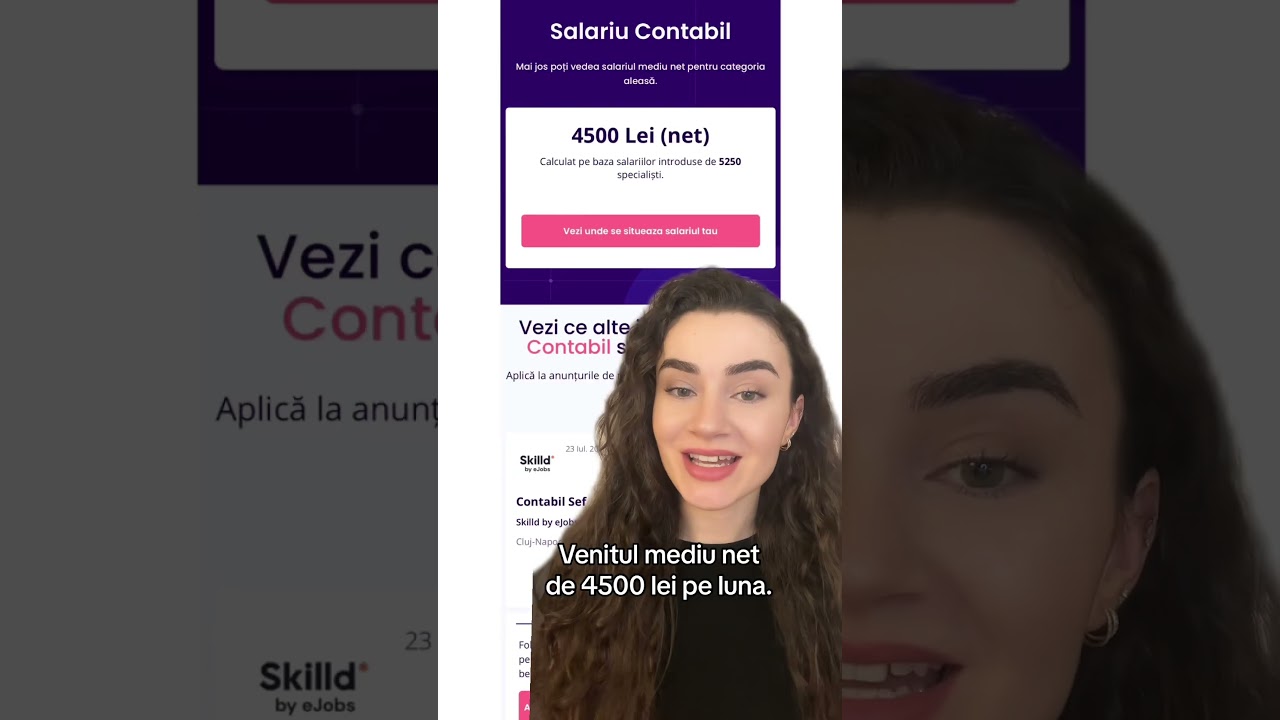 Cat castiga in medie un contabil! 