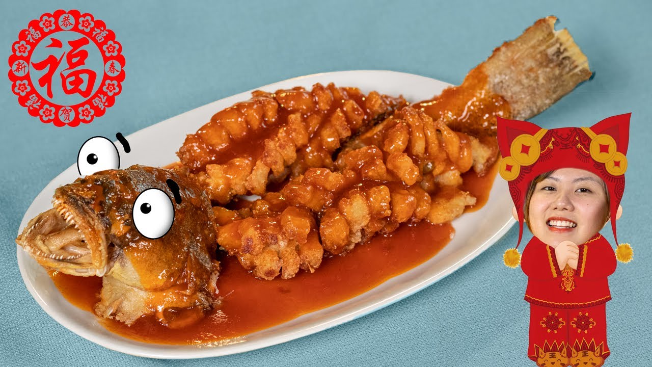 RECEITA TRADICIONAL DO ANO NOVO CHINÊS, O PEIXE ESQUILO! | GOHANCOOK
