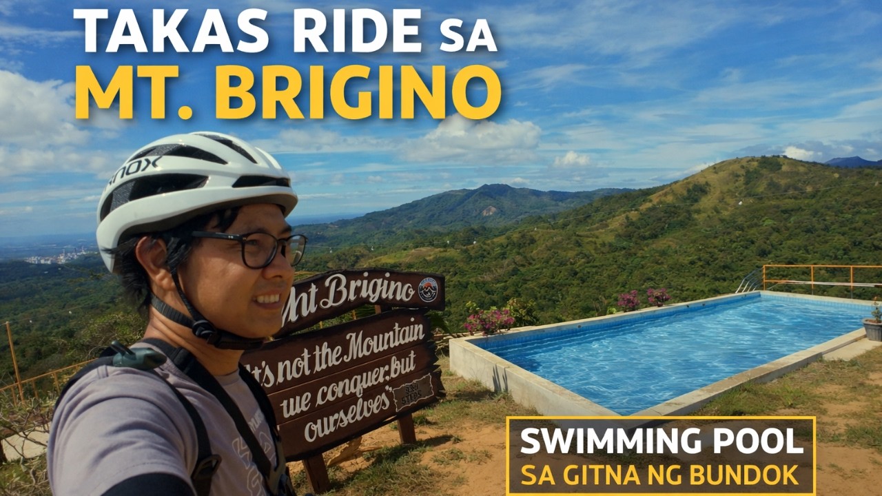 Swimming Pool sa Bundok | Mt. Brigino DRT Bulacan (Takas Cycling Adventure)