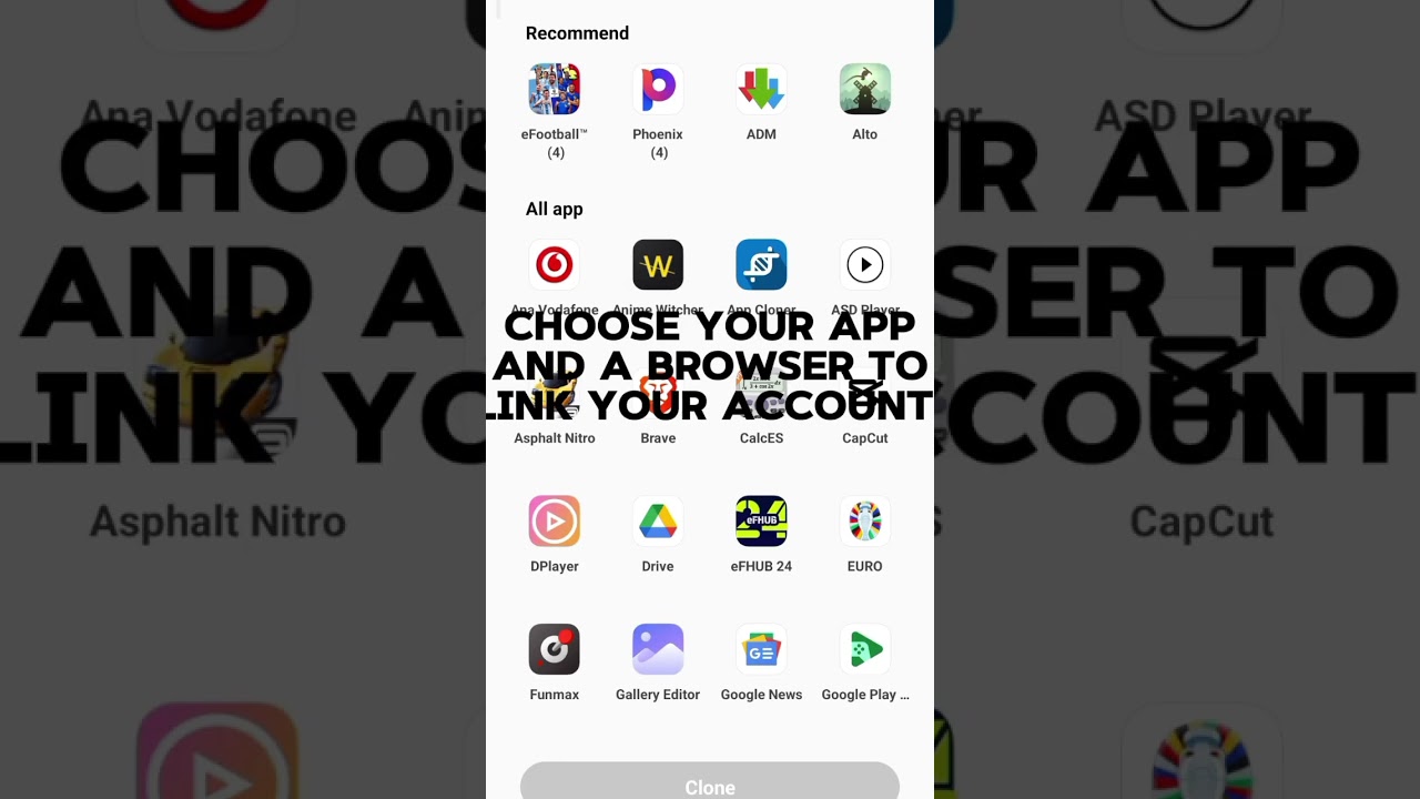 The easiest way to clone any app 101% Works #clone #multiapp #fyp #foryou #efootball #pubgmobile