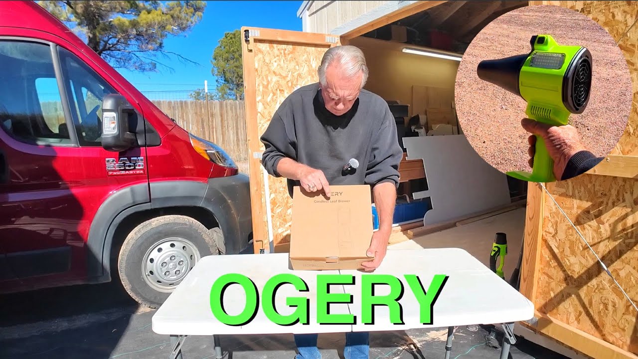 Бесщеточная воздуходувка для листьев OGERY с подсветкой