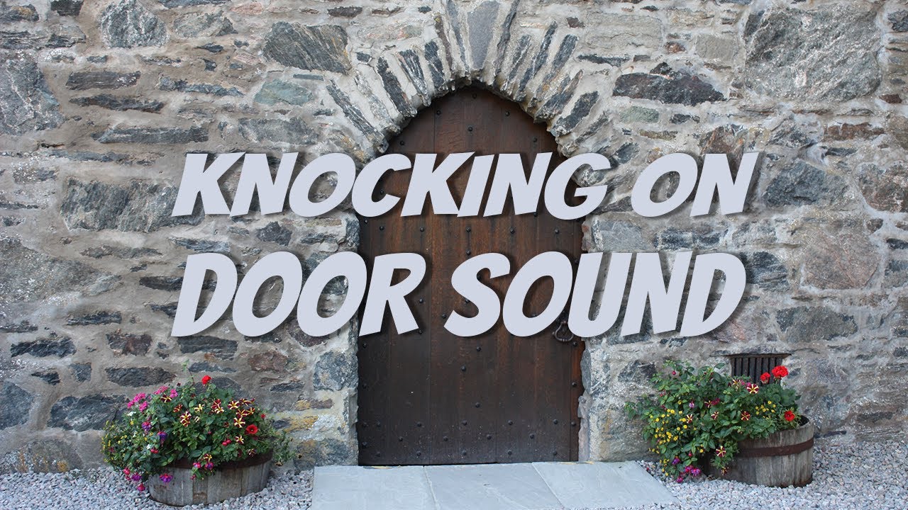 Knocking Sound With Slight Reverb On Wooden Door Sound Effect ☊