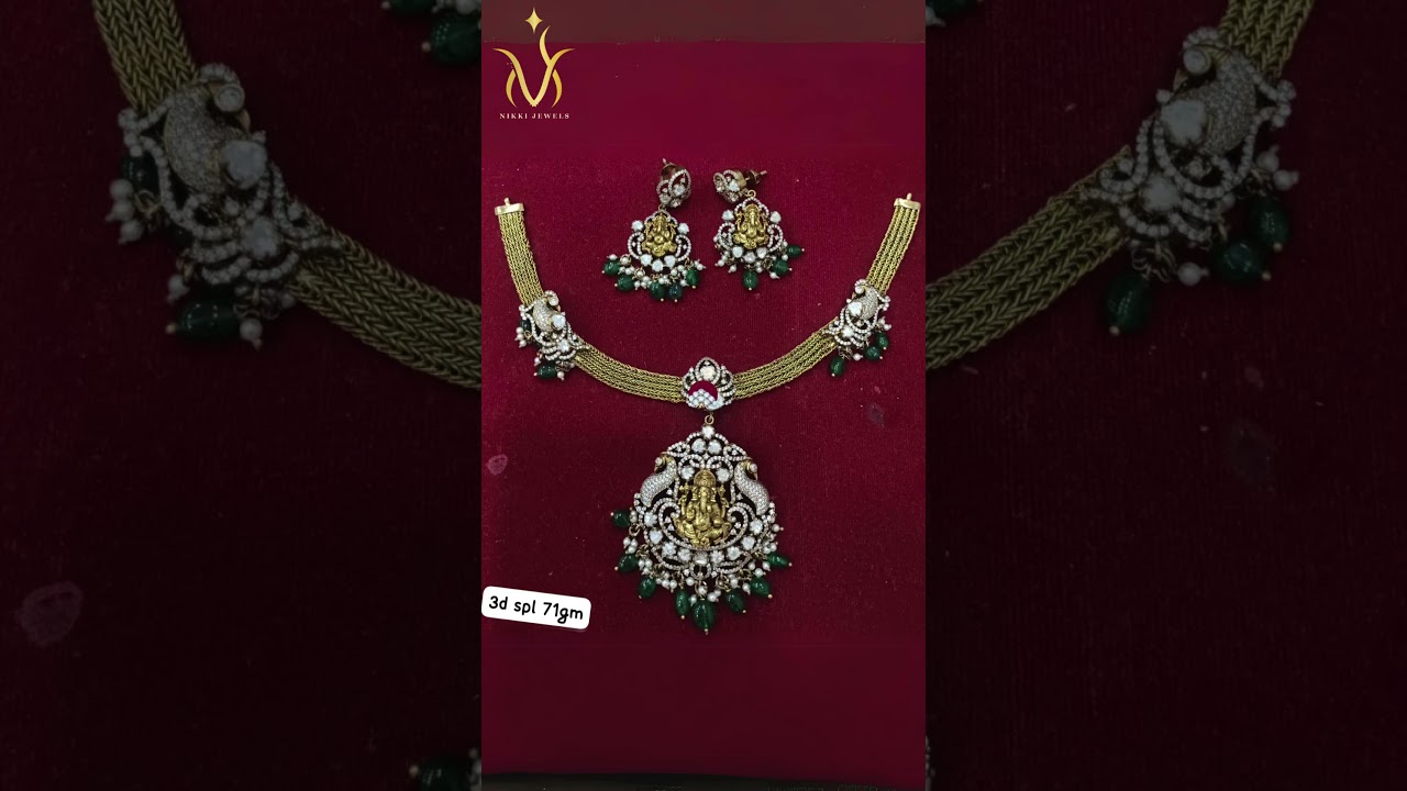 92.5 Silver based Exclusive 3D Necklaces | Nikki Jewels | 81436 49101 | 8121522462