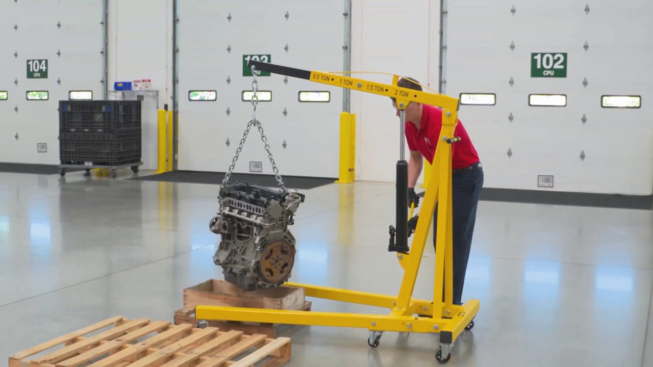 Hydraulic Floor Crane