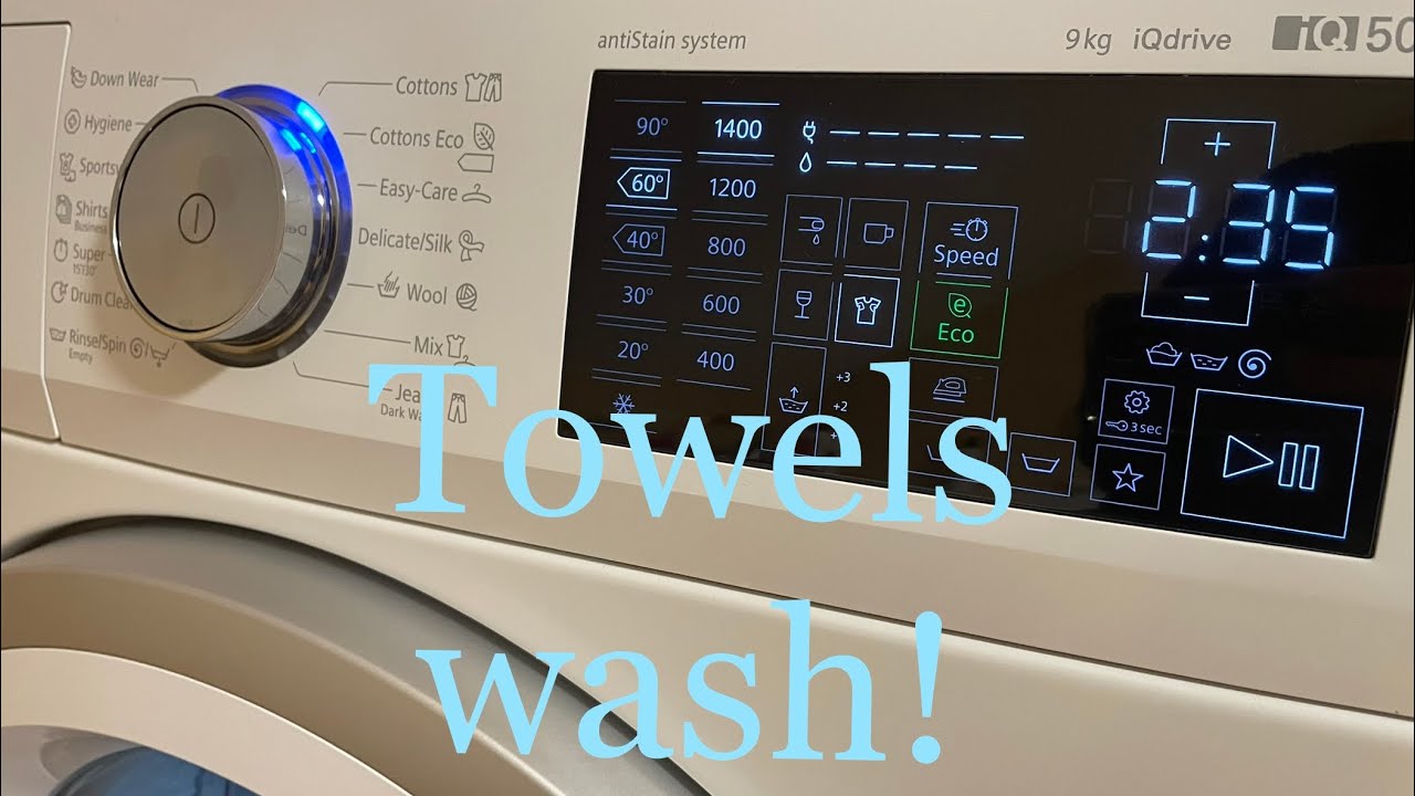 Siemens iQ500: Towels wash