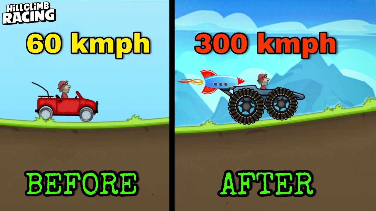 Hill Climb Racing : How To Make the Fastest Car