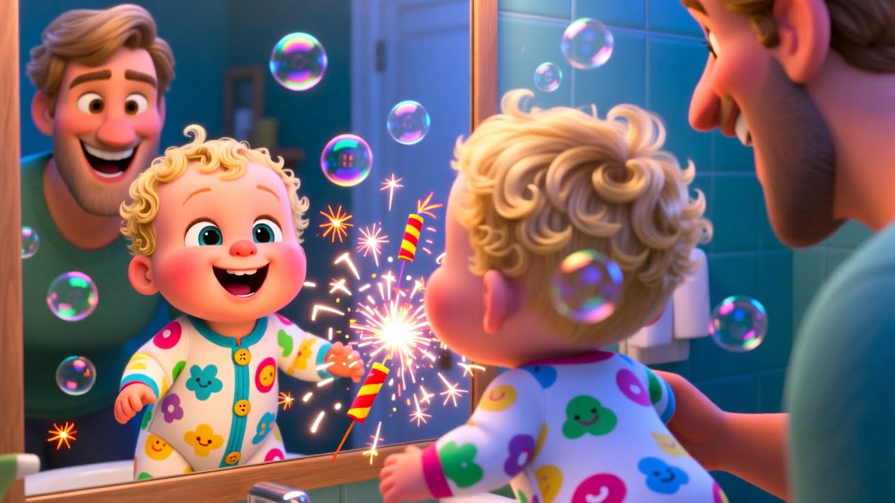 Baby’s Brushtime Smile 🪥 Fun Kids Song | Healthy Habits Nursery Rhyme for Toddlers