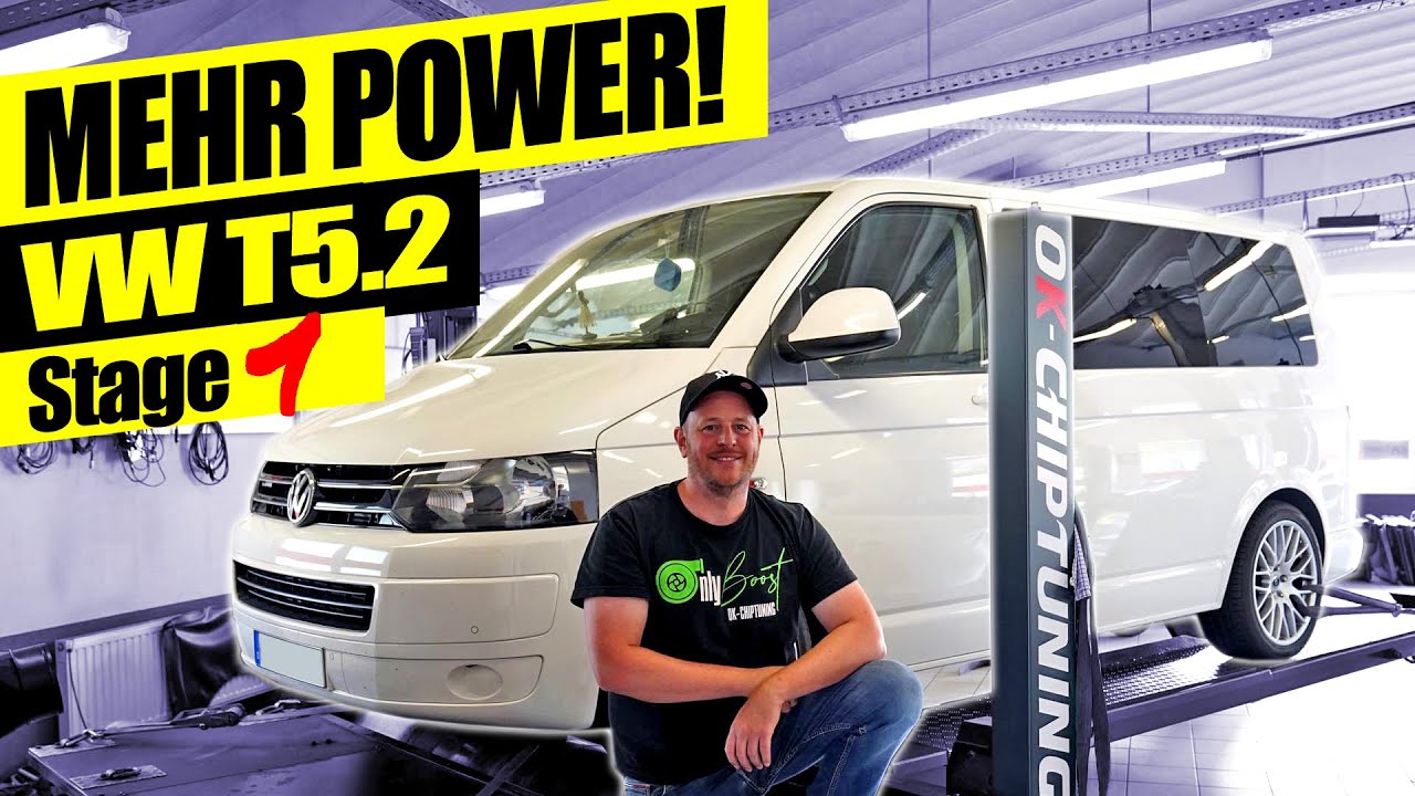 OK-Chiptuning - Leistungssteigerung am VW T5.2 2.0TDI CAAD 114PS auf 160PS
