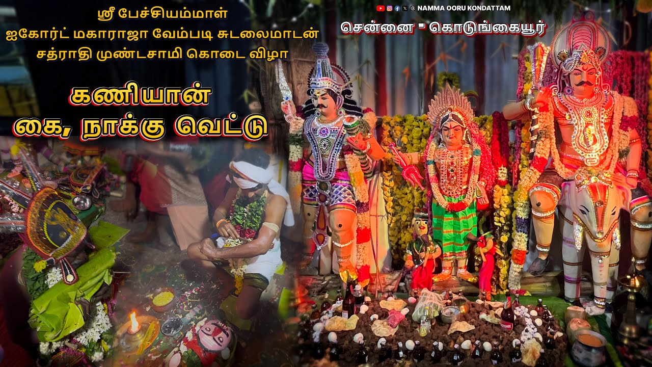 சென்னை வேம்படி சுடலை மாடன் கோவில் கொடை விழா | Chennai | Kodungaiyur | Sudalai Madan | 4k