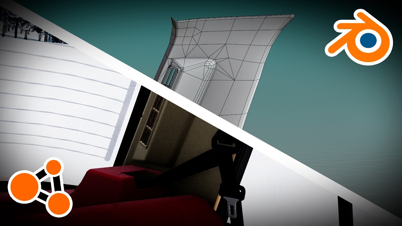 Blender Time-Lapse | Создание Облицовки Стойки ВАЗ 2107 | BeamNG.Drive