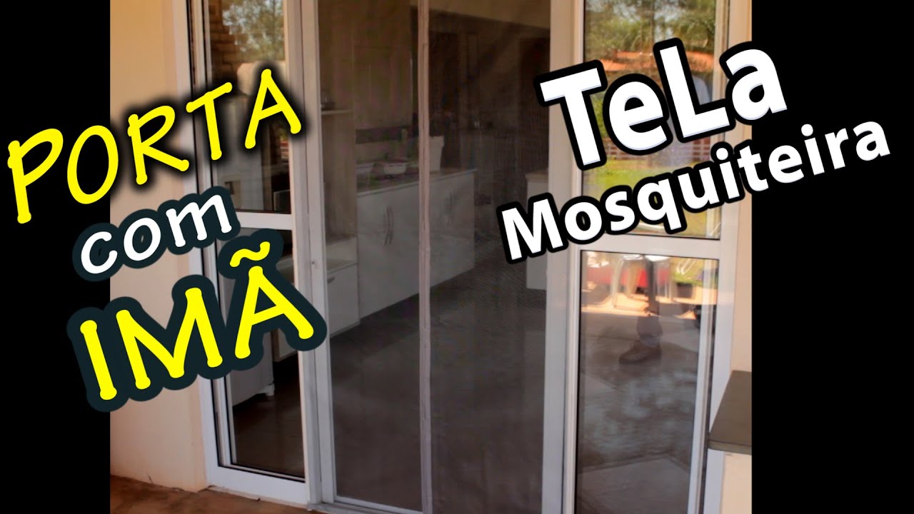 TELA MOSQUITEIRA MAGNÉTICA para PORTA