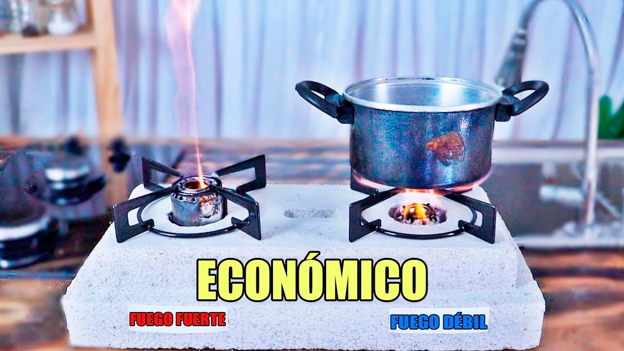Cómo hacer una SUPER estufa 4x más barata que la de gas para cocinar