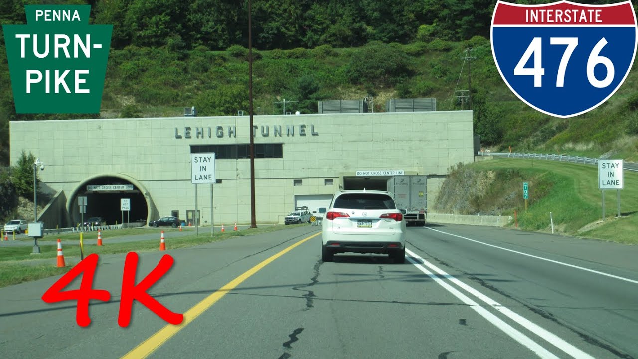 ⁴ᴷ Pennsylvania Turnpike - Northeast Extension (Interstate 476) northbound [4K VIDEO]