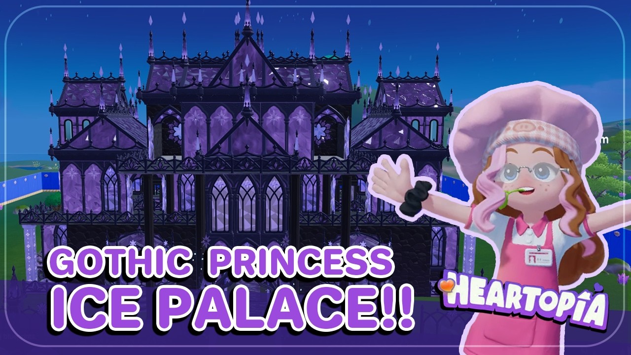 Build With Me: Heartopia Gothic Ice Palace!!