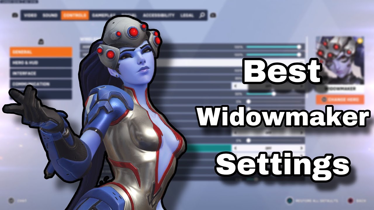 *Best* Widowmaker console settings in Overwatch 2