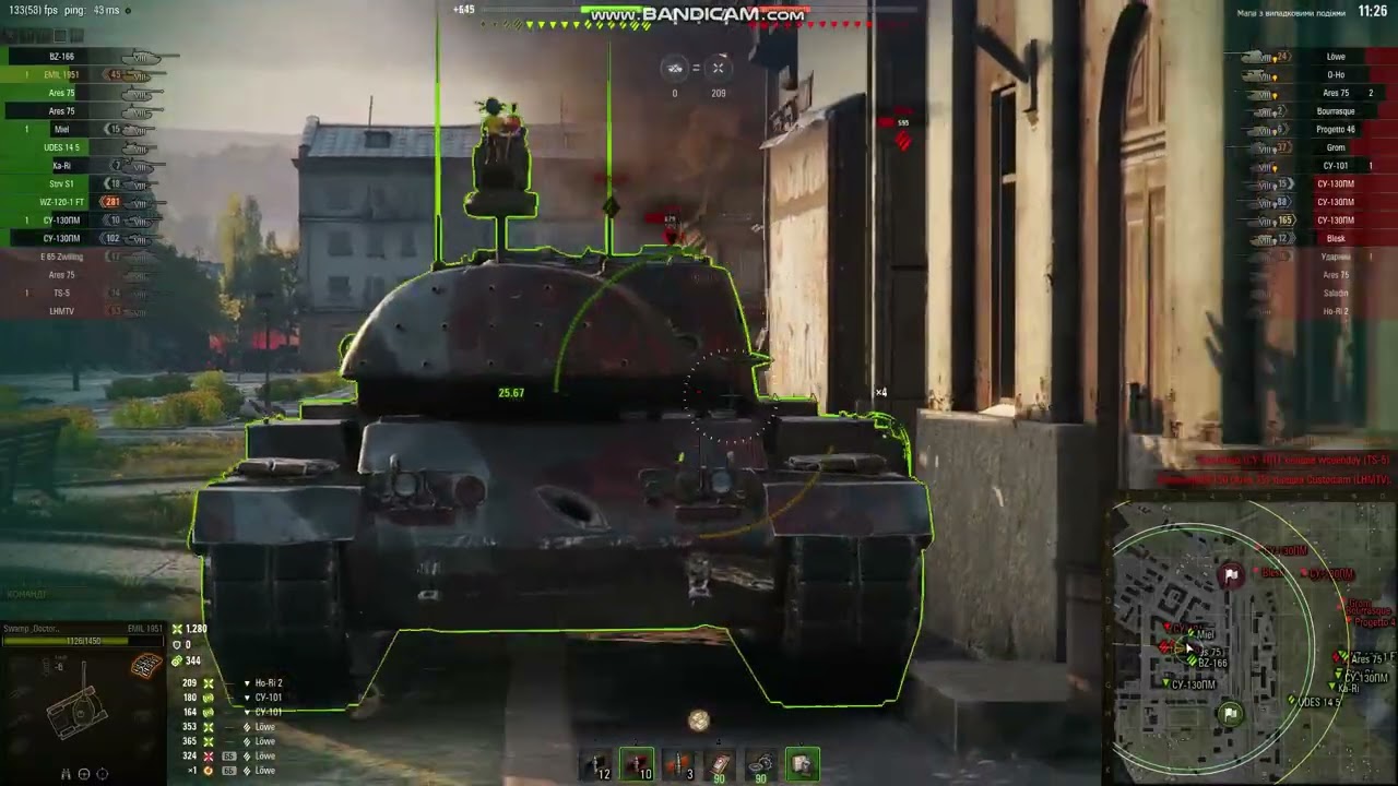 WOT. EMIL 1975. Регіон Енськ. Звичайний бій.