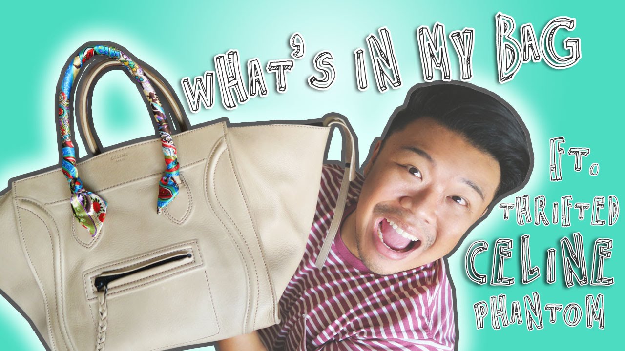 WHAT'S IN MY BAG FT. THRIFTED CELINE PHANTOM