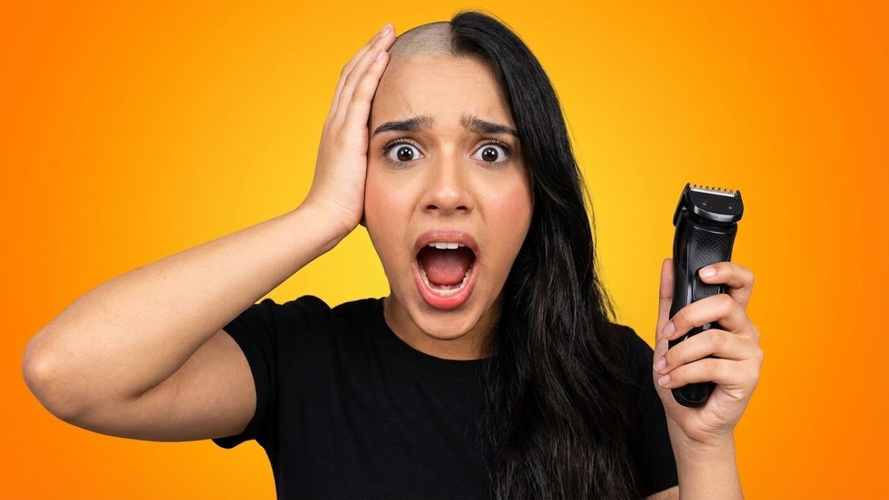 शफा ने खुद अपने बाल काटे! 😱 | Shafa Funny Hair Fail 😂