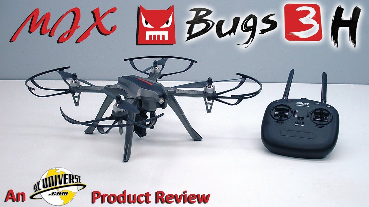RCUniverse Product review video   MJX Bugs 3 H Quadcopter