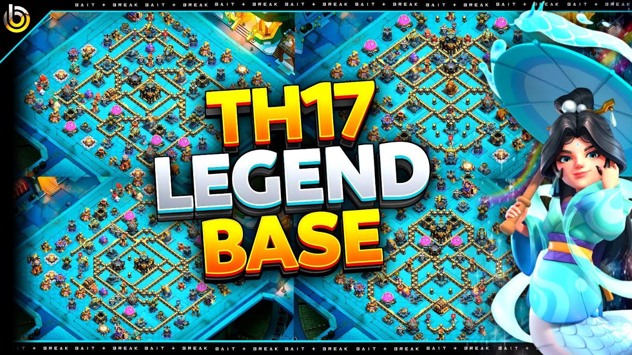 НОВАЯ БАЗА ЛЕГЕНДЫ TH17 🔥 НЕПОБЕДИМАЯ ЗАЩИТА | АНТИ-3 ЗВЕЗДЫ | РЕЙТИНГОВЫЙ РЕЖИМ МЕТА 2025