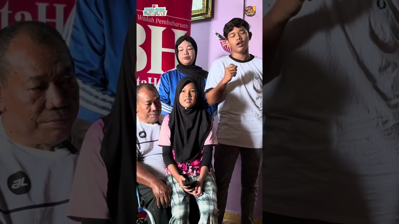 Wadah Satu Hati menyantuni bapa tunggal yang diuji dengan kecacatan pada kedua-dua kaki