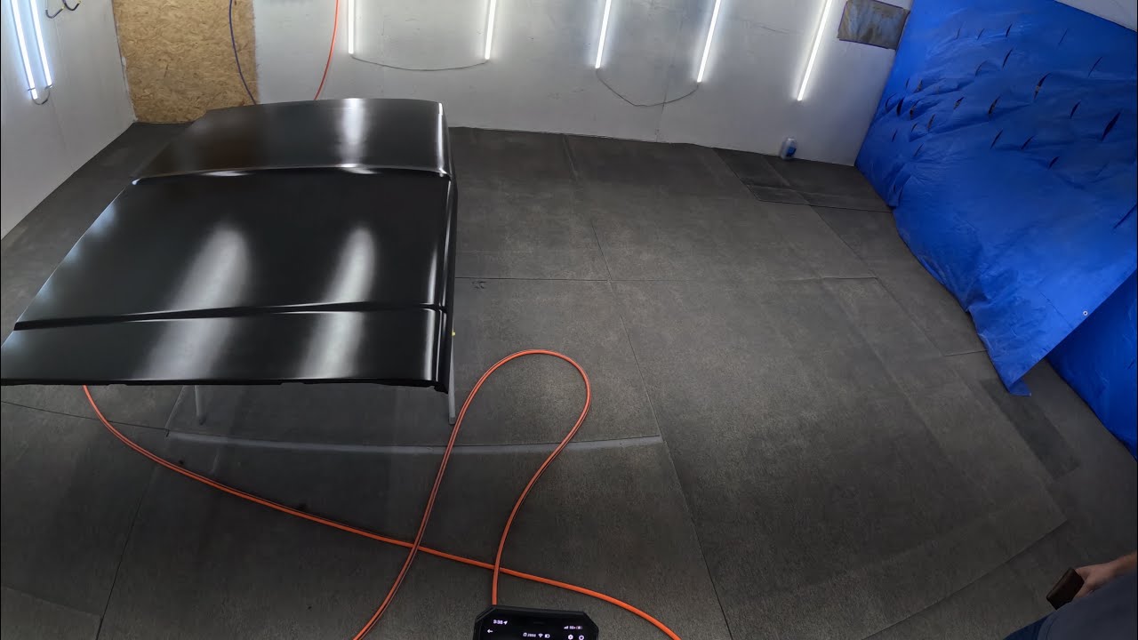 Spraying Revolt Euro-66 clear coat over DMD 1683! 🔥💦