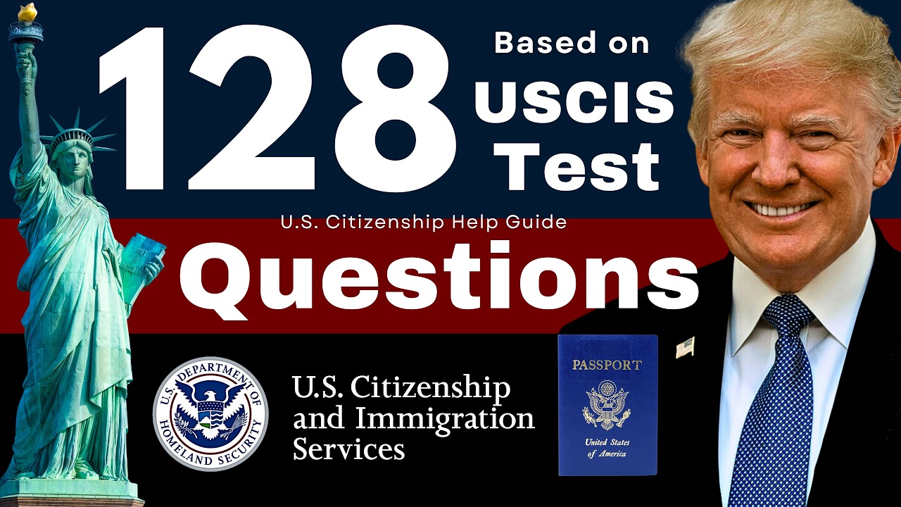 2026 Official Civics Test Random Easy Answers US Citizenship Naturalization Interview 128 USCIS Exam