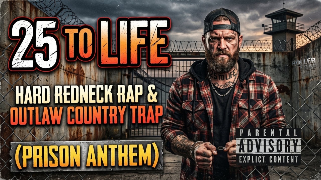 25 TO LIFE (Rusted Bars) | HOLLER TRAP (Official Lyrics Video) - Prison Anthem ⛓️🔥