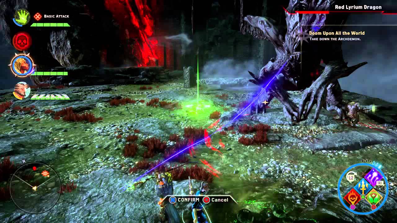 Dragon Age™: Inquisition Red Lyrium Dragon Fight
