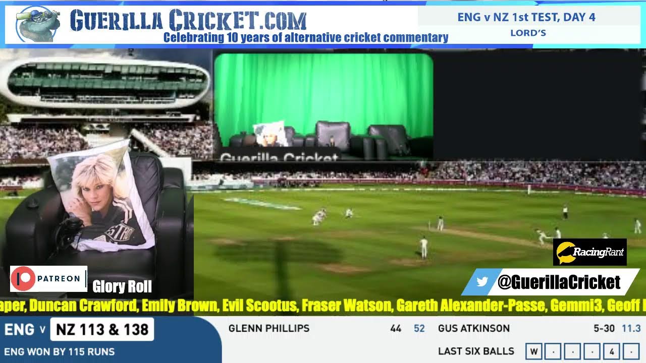 LIVE: England vs New Zealand 1st Test Day 4 | Alternative Cricket Commentary | Lord's