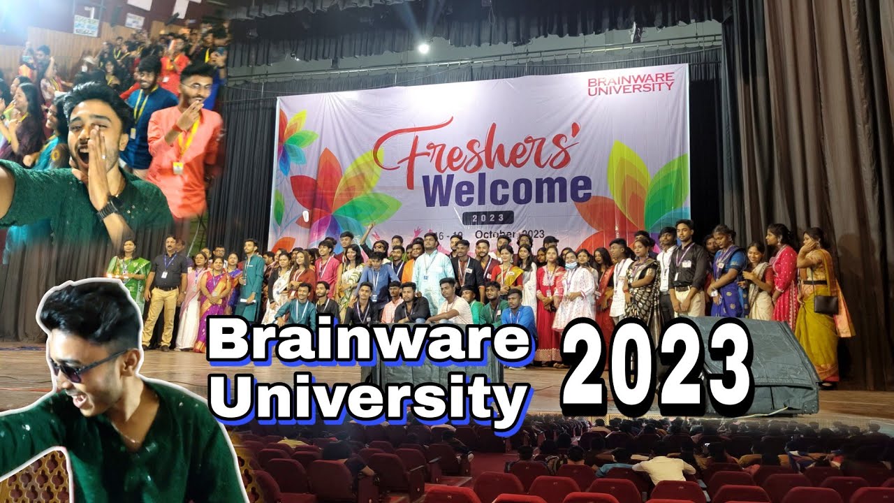 Freshers welcome 2023🤩🔥 Brainware University Kolkata