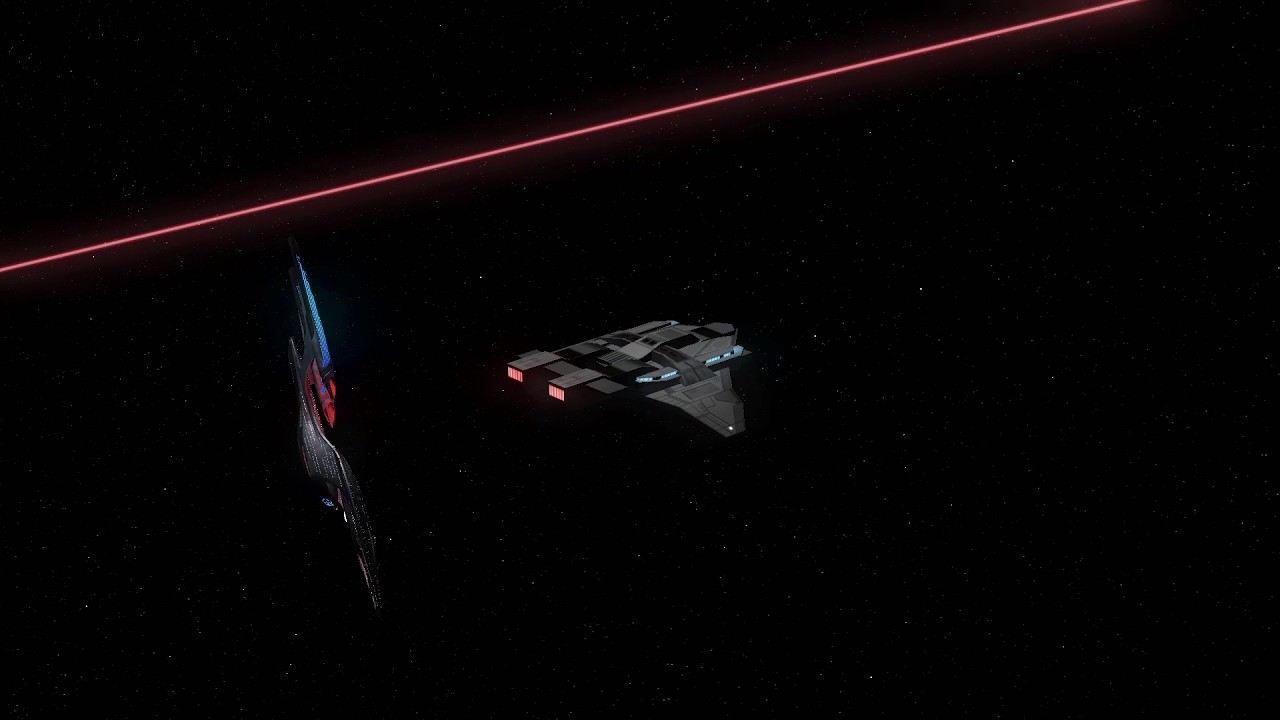 Star Trek - Bridge Commander - Starfleet (Peregrine Fighter) vs. Cardassian Starbase - PC HD