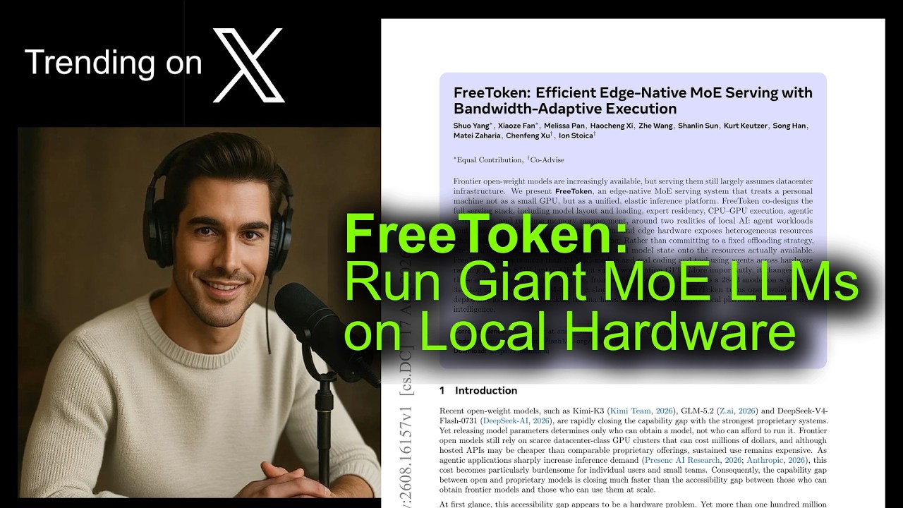 FreeToken: Run Giant MoE LLMs on Local Hardware