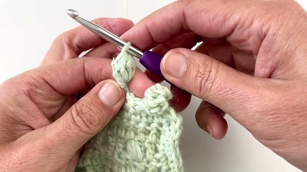 How to make the border on the Pebble Blanket