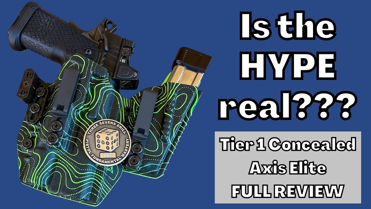 Обзор кобуры Tier 1 Axis Elite! Лучшая ли это кобура для APPENDIX?