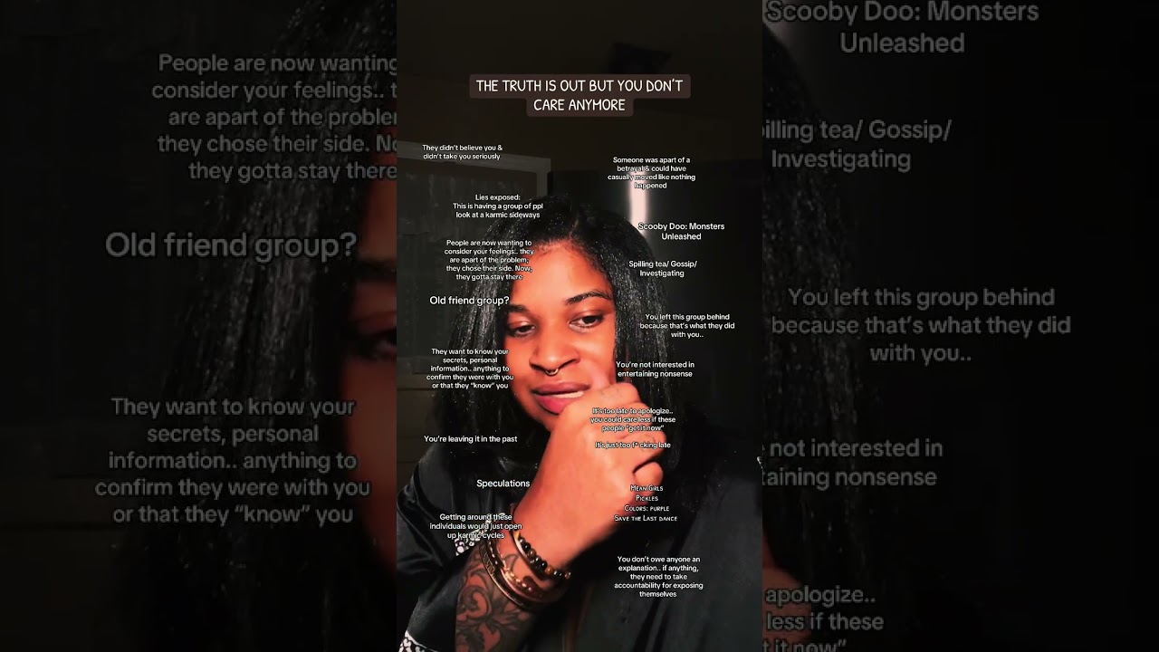 Правда всплыла наружу, но вам уже всё равно.