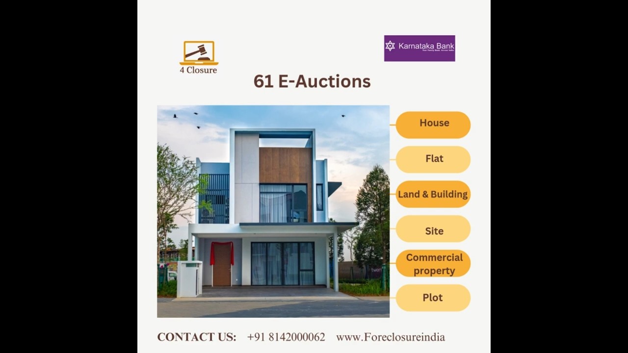 61 E Auctions Karnataka Bank - Foreclosureindia